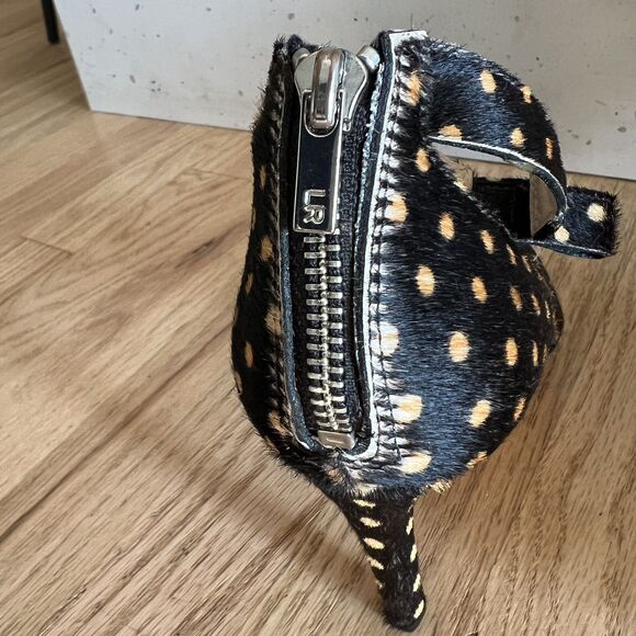 Loeffler Randall Alba demi platform black brown Polka Dot Calf Hair Pumps 8B - Picture 11 of 15